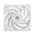  Вентилятор Eurocase EU-FN120WL003 WH KF2150PBT-HDB White,120 white fan,Bearing HDB 4pin PMW female and male connector with brown box,3pcs 