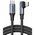  Кабель угловой UGREEN L536 (85225) USB-C Male To Angled 90° USB-C Male Charging Data Cable 1м серый космос 