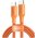  Кабель UGREEN L502 (95493) USB-C to USB-C PD Fast Charging Braided Cable 5A Max 1м оранжевый 
