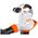  Воздуходувка Stihl SHE 81 1400Вт оранжевый/белый 