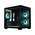  Корпус XASTRA QW400M 5ARGB-C6-AC Black (QW400M-5FM12A-C6-AC) mATX/Aquarium/Screewless/5x120mm ARGB PWM FM fans/Argb+PWM HUB 6port 