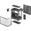  Корпус Deepcool CG380U 3F, TG (aquarium), 3x120mm ARGB Fan, mini-ITX, mATX, черный 