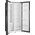  Холодильник Weissgauff WSBS 550 Inverter NoFrost Dark Grey 