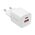  СЗУ Deppa 11490 USB-C+USB-A, PD 3.0, QC 4.0+, 20W, GaN белый 