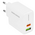  СЗУ More choice NC61 1USB+1USB-C 3.0A PD 20W+QC3.0 быстрая зарядка White 