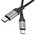  Кабель HOCO X102 Fresh Type-C-Type-C 1.0м, 3,0А, 60Вт чёрный 