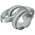  Беспроводные наушники Deppa 44303 Stereo Ultra ANC, BT 5.4, ANC/ENC, 500мАч серебристый 