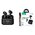  Наушники bluetooth HOCO EQ35 Rhyme true wireless ANC+ENC six microphones noise reduction чёрный 