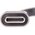  Кабель-переходник TELECOM TC409M Type-C(M)-USB 3.0 Af, OTG, 1,5A, 5,0Gbps, 0,2m Alum grey 