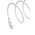  Кабель Baseus P10377703213-00 USB-Type-C Silky Series 100W 1м белый 