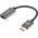  Кабель-переходник TELECOM TA560 DP(M)-- HDMI-F 0.2, оплетка, 4K 60Hz, серый металлик 
