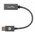  Кабель-переходник TELECOM TA560 DP(M)-- HDMI-F 0.2, оплетка, 4K 60Hz, серый металлик 