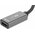  Кабель-переходник TELECOM TA560 DP(M)-- HDMI-F 0.2, оплетка, 4K 60Hz, серый металлик 