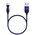  Кабель Maxvi MC-19T blue, USB-A-Type-C, 2.4A, LED 