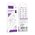  Дата-кабель HOCO X120 Beneficio 60W charging data cable C to C белый (packaged) 