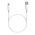 Кабель Maxvi MC-A01 white USB-A-microUSB 