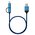  Кабель Maxvi MC-12ML blue, 2 в1, USB-A-microUSB/Lightning, 2A 