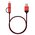  Кабель Maxvi MC-12ML red, 2 в1, USB-A-microUSB/Lightning, 2A 