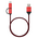 Кабель Maxvi MC-12MT red, 2 в1, USB-A-microUSB/Type-C, 2A 