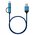  Кабель Maxvi MC-12MT blue, 2 в1, USB-A-microUSB/Type-C, 2A 