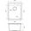  Кухонная мойка GRANFEST Metal 4050 titan 