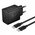  Зарядное устройство HOCO N77 Star single port PD45W charger set (C to C) (EU) Black 