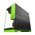  Корпус Geometric Future Model 3 Green (1AM3NZGB00100) / mATX 