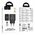  Зарядное устройство HOCO N77 Star single port PD45W charger set (C to C) (EU) Black 