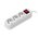  Сетевой удлинитель Maxvi PS-430, 10A, 2300Вт, 3 гнезда, с заземлением, 3м, белый 