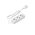  Сетевой удлинитель Maxvi PS-530, 10A, 2300Вт, 3 гнезда, без заземления, 3м, белый 