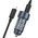  АЗУ HOCO Z57A Glorious 1USB, 1Type-C 30Вт, PD/QC/AFC/FCP, кабель Type-C, 8-pin, 1.0м черный, оранжевая вставка 