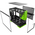  Корпус Geometric Future Model 3 Green with fans (1AM3NZGB00110) / mATX / 5x120mm ARGB fans 