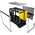  Корпус Geometric Future Model 3 Black Yellow (1AM3NZBY00100) / mATX 