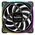  Комплект вентиляторов (3 шт.) Geometric Future Squama 3003RB-12 Reverse Black (1F3003R312000)120mm / ARGB, PWM, 120x120x30 mm, 800-2250 RPM 