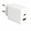  Сетевое ЗУ Anker B2348G21 USB+1C 20W с кабелем Type-C белое 