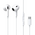  Наушники Baseus Encok CZ17 Semi-In-Ear Wired Earphones Moon White A00170000213-Z1 