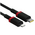  Кабель Baseus P10377800U01-03 Dura Series Fast Charging Cable Type-C to iP 20W 2m Red+Black 