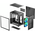  Корпус Deepcool CG590 Mesh 2F, TG (aquarium), 2x120mm ARGB Fan, mini-ITX, mATX, ATX, черный 