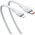  Кабель Baseus P10355702221-01 Pudding Series Fast Charging Cable Type-C to Type-C 100W 2m Stellar White 