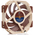  Кулер Noctua NF-A12x25r PWM (120x120x25mm, 4-pin 60.1CFM, 22.6dBA, 2000RPM, Beige/Brown) 