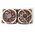  Кулер Noctua NF-A12x25 G2 PWM (120x120x25mm, 4-pin 63.15CFM, 22.5dBA, 1800RPM, Beige/Brown) 