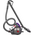  Пылесос Dyson CY28 600Вт серебристый/фиолетовый (228566-01) 