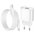  Зарядное устройство Hoco C109A Fighter single port QC 3.0 Charger set (Type-c) (EU) White 