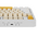  Клавиатура Ajazz AK870 V2 Day Dream Switch желтый/белый 