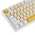  Клавиатура Ajazz AK870 V2 Day Dream Switch желтый/белый 