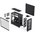  Корпус Fractal Design Pop 2 Air TG RGB Black (FD-C-POA2A-03) без БП, Midi-Tower, 3x120mm, 1xUSB-C + 3.2 ATX, mITX 