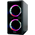  Корпус Ginzzu B177 2*USB 2.0,AU Fan 2*12 LED передняя и боковая панель стекло 