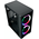  Корпус Ginzzu B177 2*USB 2.0,AU Fan 2*12 LED передняя и боковая панель стекло 