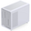  Корпус JONSBO D33 White, mini-ITX, mATX, белый 