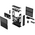  Корпус Fractal Design Ridge (FD-C-RID1N-11) без БП, 2x140mm, 2xUSB-A 3.2 + 1xUSB Type-C, SFX PSU Support, mITX Black 